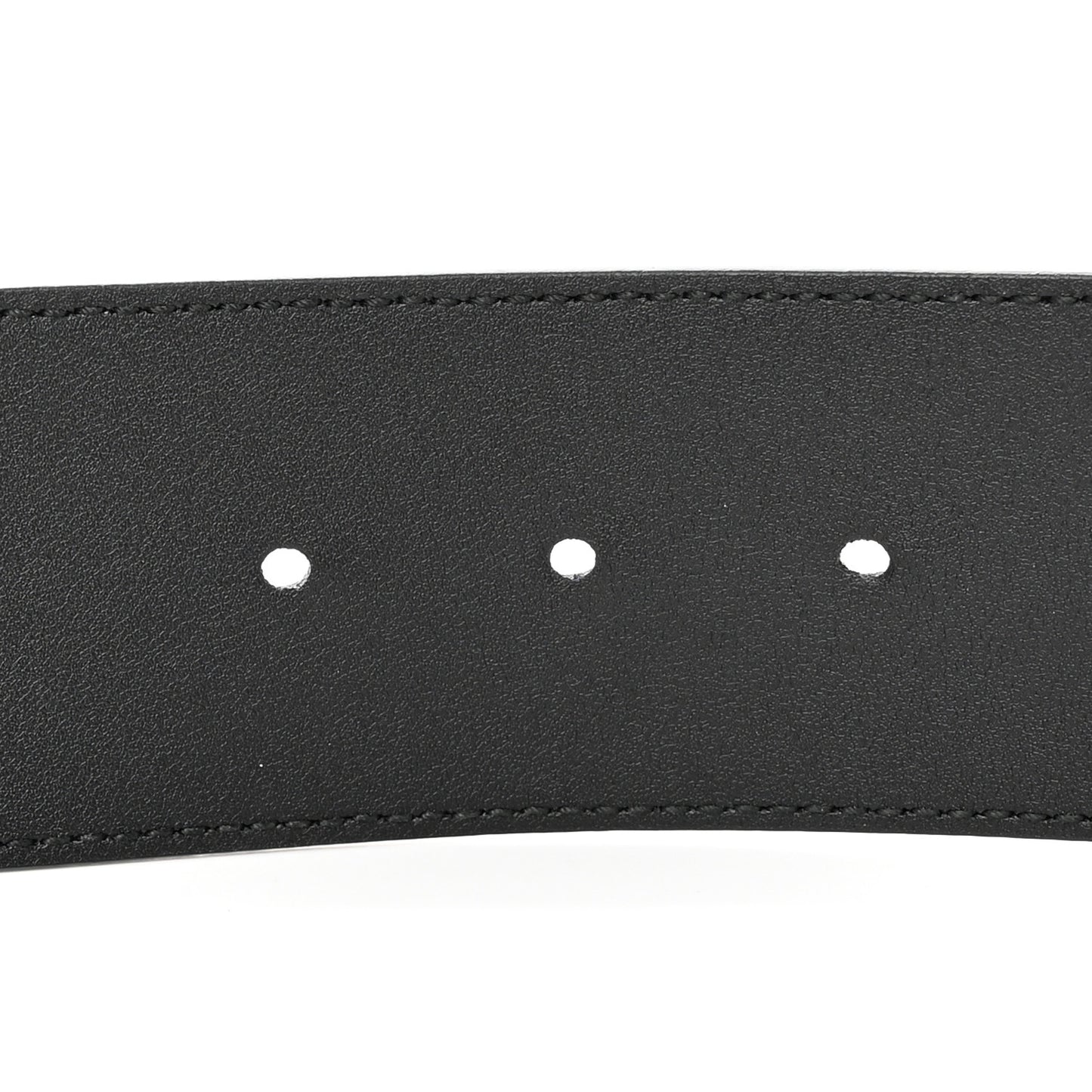 Calfskin Lizard Double G 50mm Belt 85 34 Black
