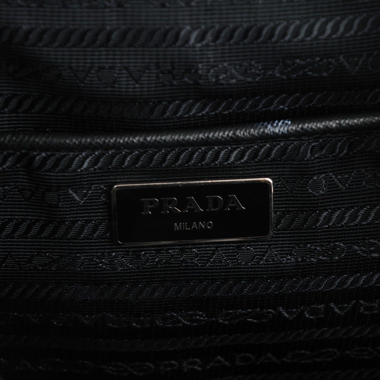 Nylon Vela Medium Backpack Black