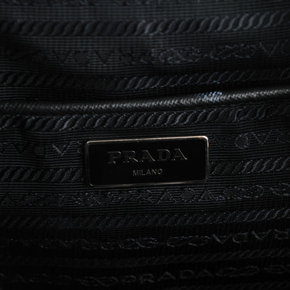 Prada Nylon Vela Medium Backpack Black 6 of 8