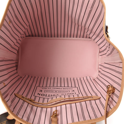 Louis Vuitton Monogram Neo Neverfull MM Rose Ballerine 6 of 14