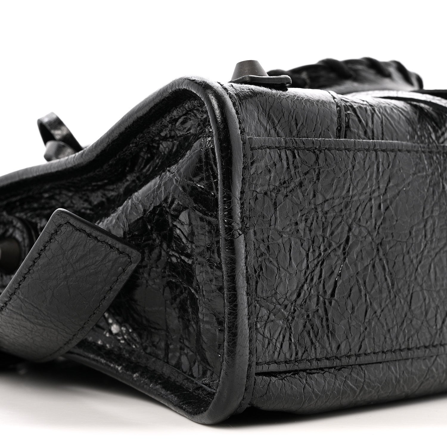 Balenciaga Agneau Arena Classic Hardware Le City Mini  Black 9 of 9