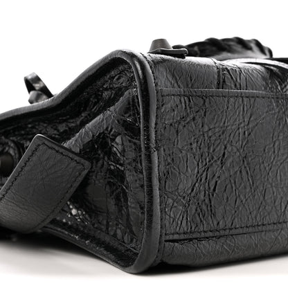 Balenciaga Agneau Arena Classic Hardware Le City Mini  Black 9 of 9