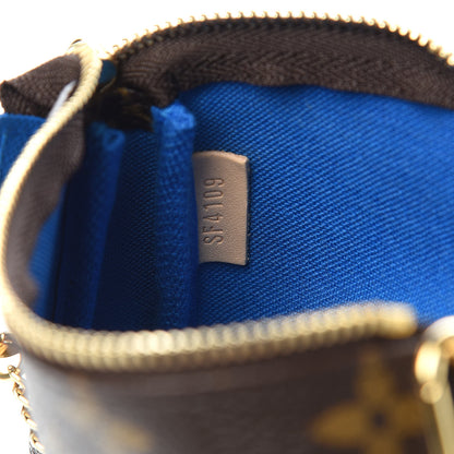 Louis Vuitton Monogram 2019 Christmas Animation Mini Venice Pochette Accessories Blue 6 of 8