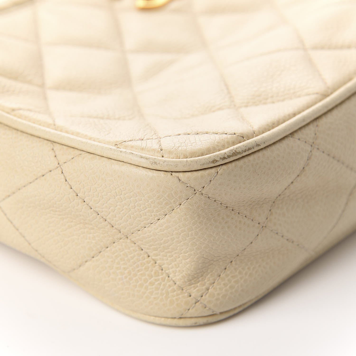 Chanel Caviar Quilted Camera Case Beige Clair 6 of 16