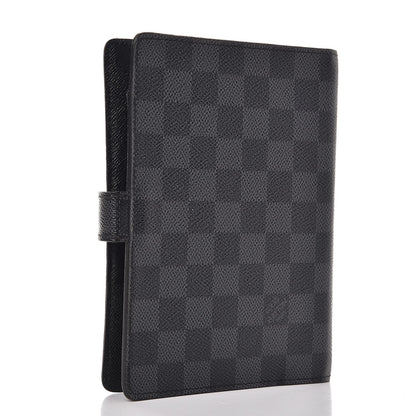Louis Vuitton Damier Graphite Medium Ring Agenda Cover 3 of 8
