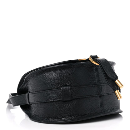 Chloe Calfskin Mini Marcie Round Crossbody Bag Black 3 of 8