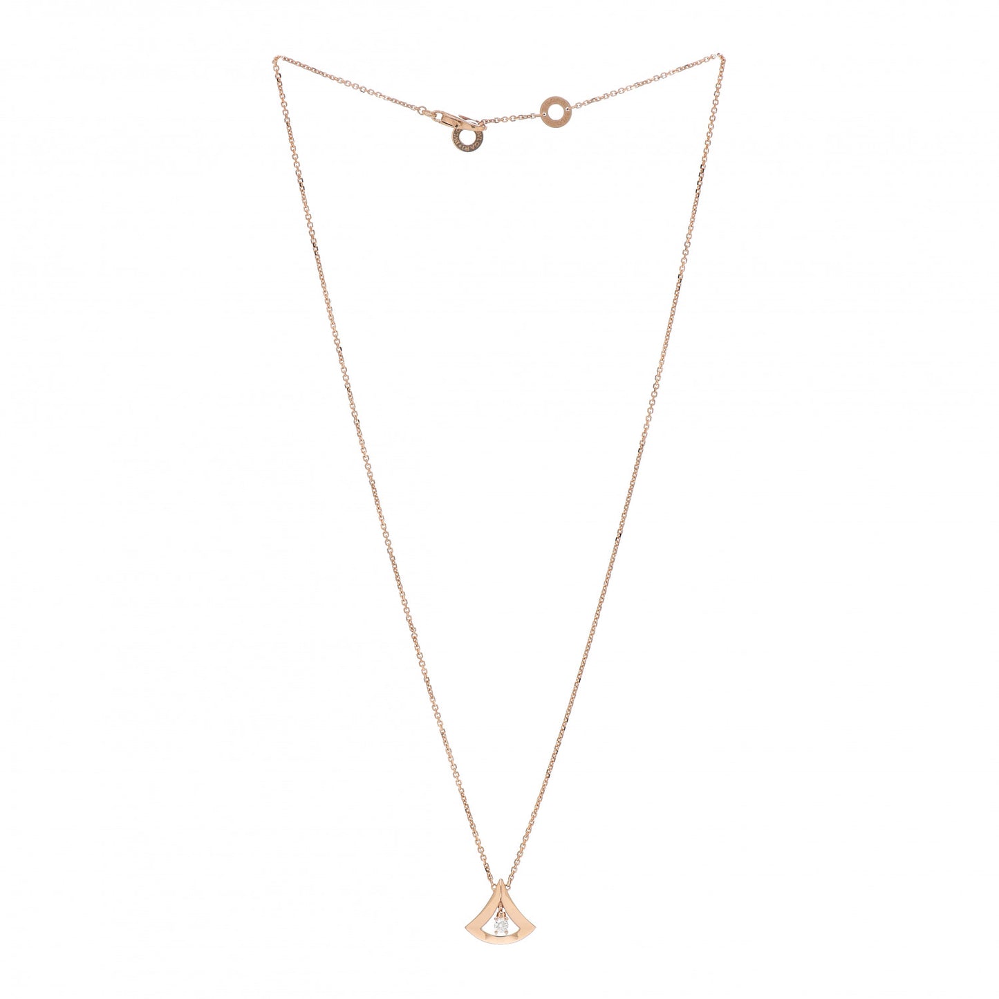 18K Rose Gold Diamond Divas' Dream Openwork Necklace