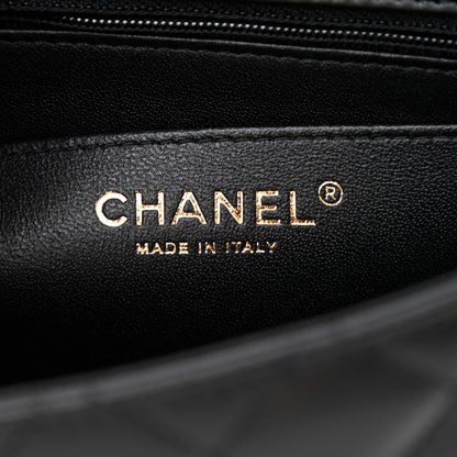 Chanel Lambskin Quilted Mini Square Flap Black 6 of 10