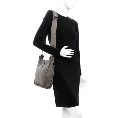 Hermes Taurillon Clemence Evelyne III PM Etain 2 of 9