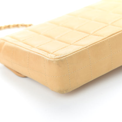 Chanel Lambskin East West Chocolate Bar Flap Beige 13 of 23