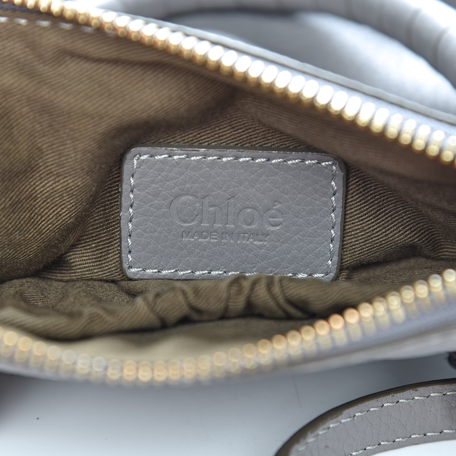 Chloe Calfskin Baby Marcie Satchel Cashmere Grey 6 of 9