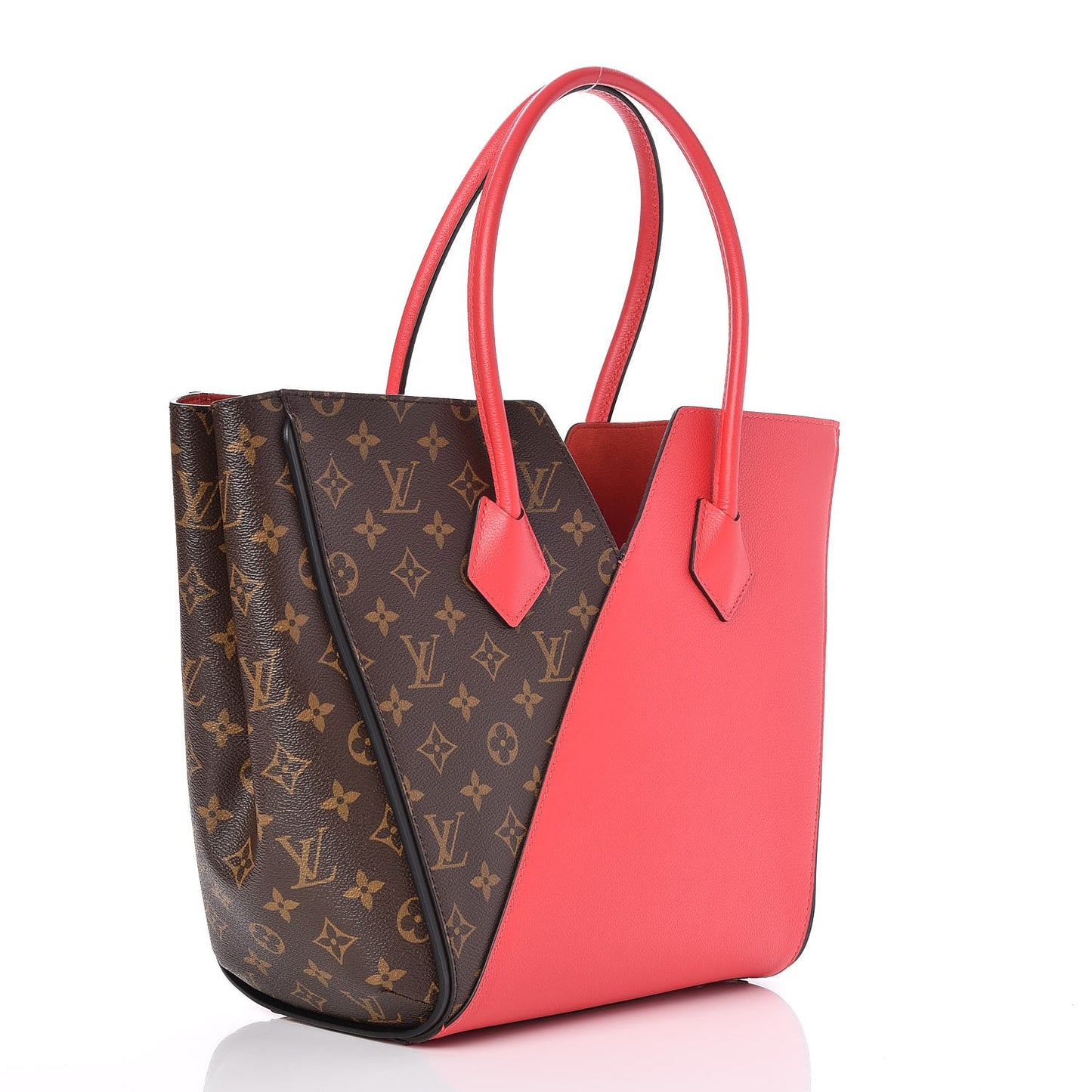 Calfskin Monogram Kimono Tote Poppy