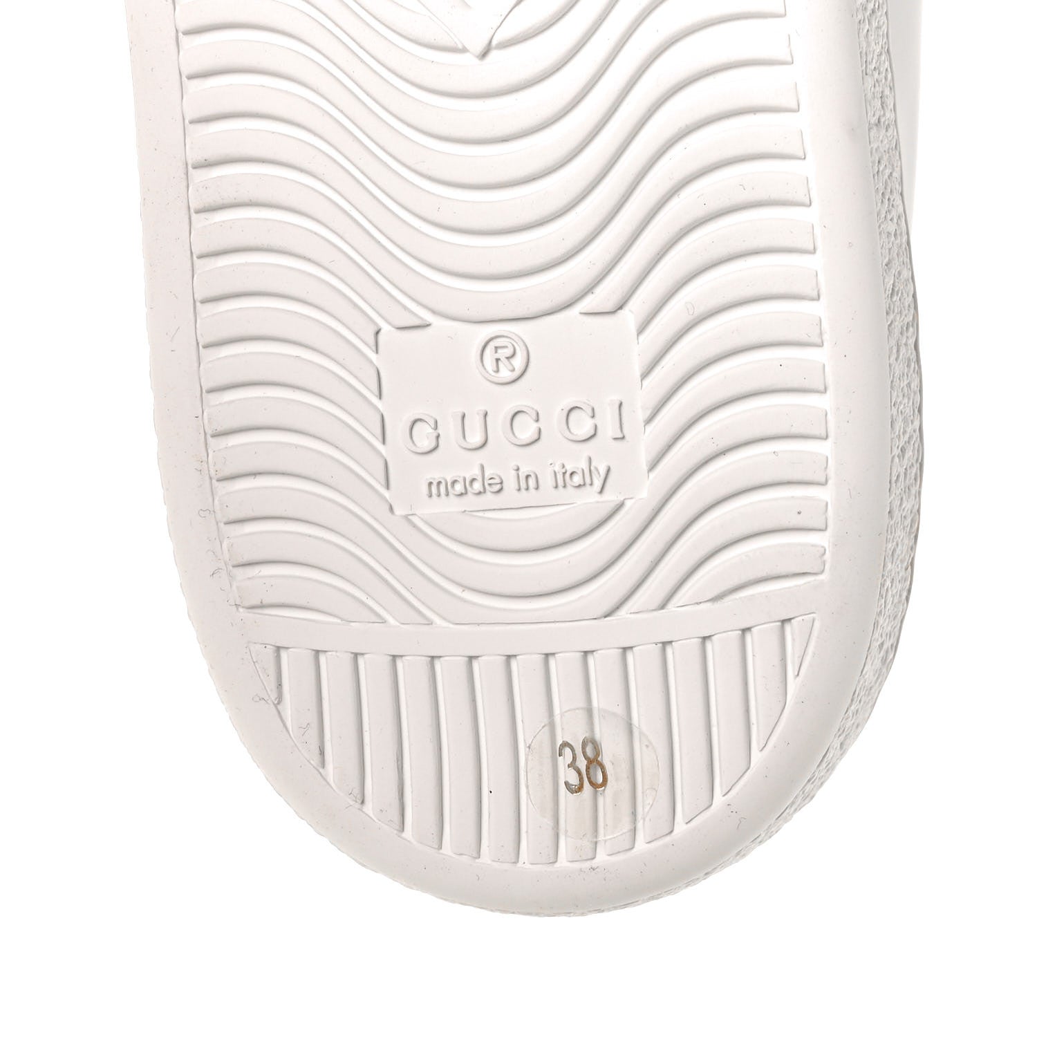 Gucci Calfskin Web Interlocking G Womens Ace Sneakers 38 White 8 of 9