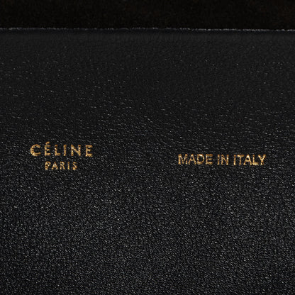 Celine Shrunken Lambskin All Soft Shoulder Bag Black 7 of 9