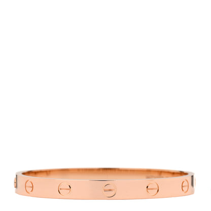 Cartier 18k Pink Gold Love Bracelet 16 2 of 9