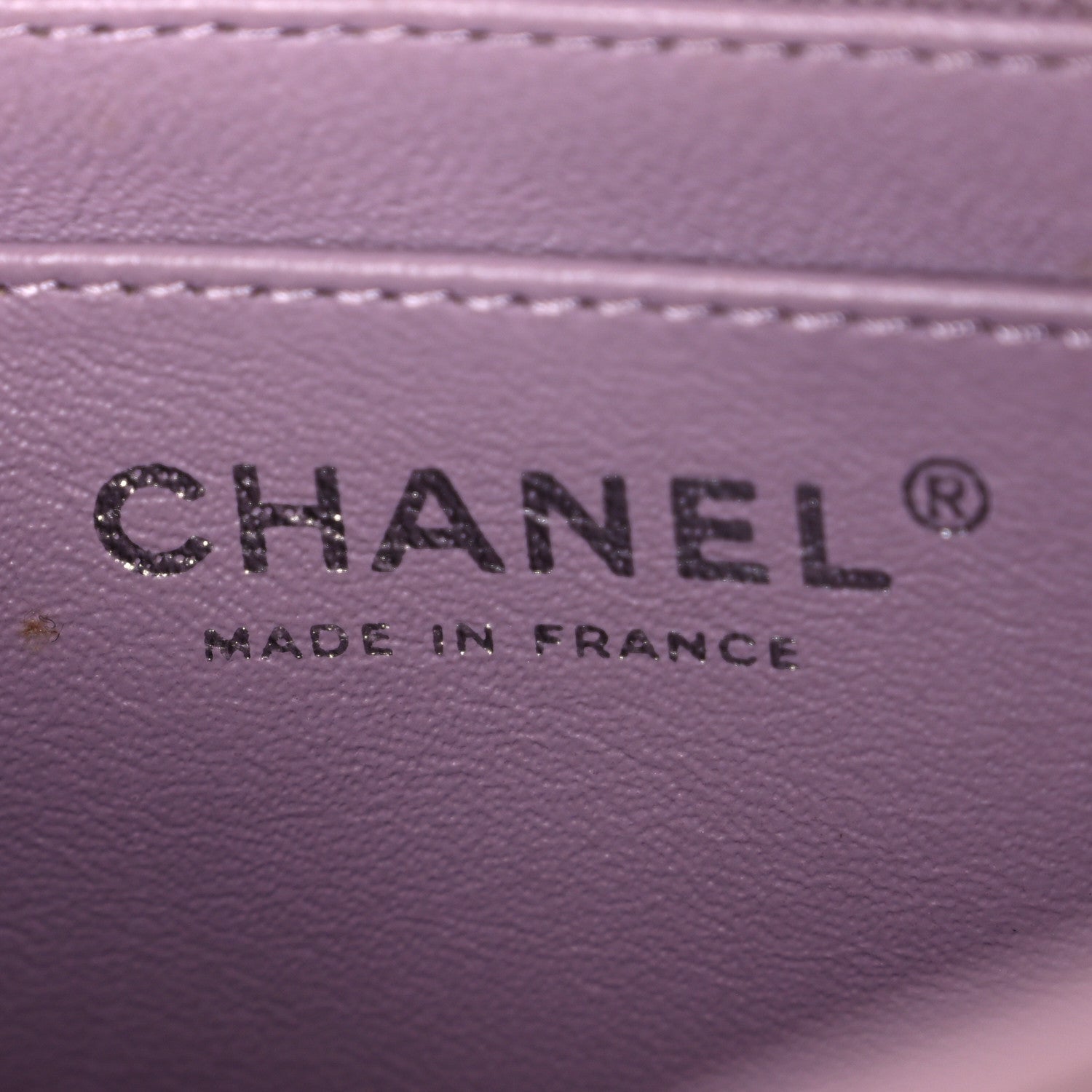 Chanel Lambskin Quilted Mini Square Flap Purple 6 of 10