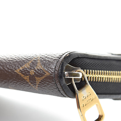 Louis Vuitton Monogram Zippy Retiro Wallet Black 10 of 12