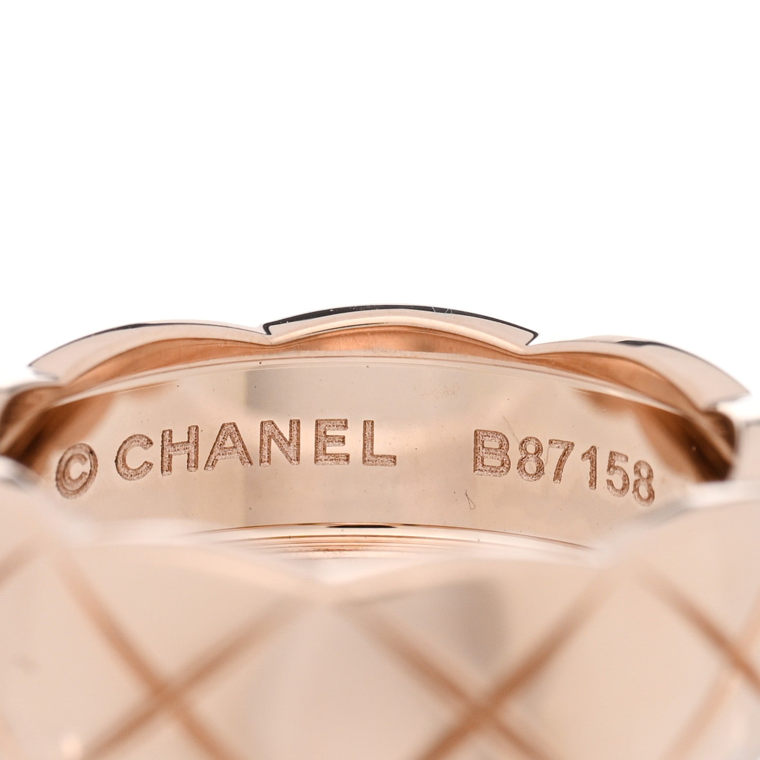 Chanel 18K Beige Gold Small Coco Crush Ring 50 5.25 4 of 5