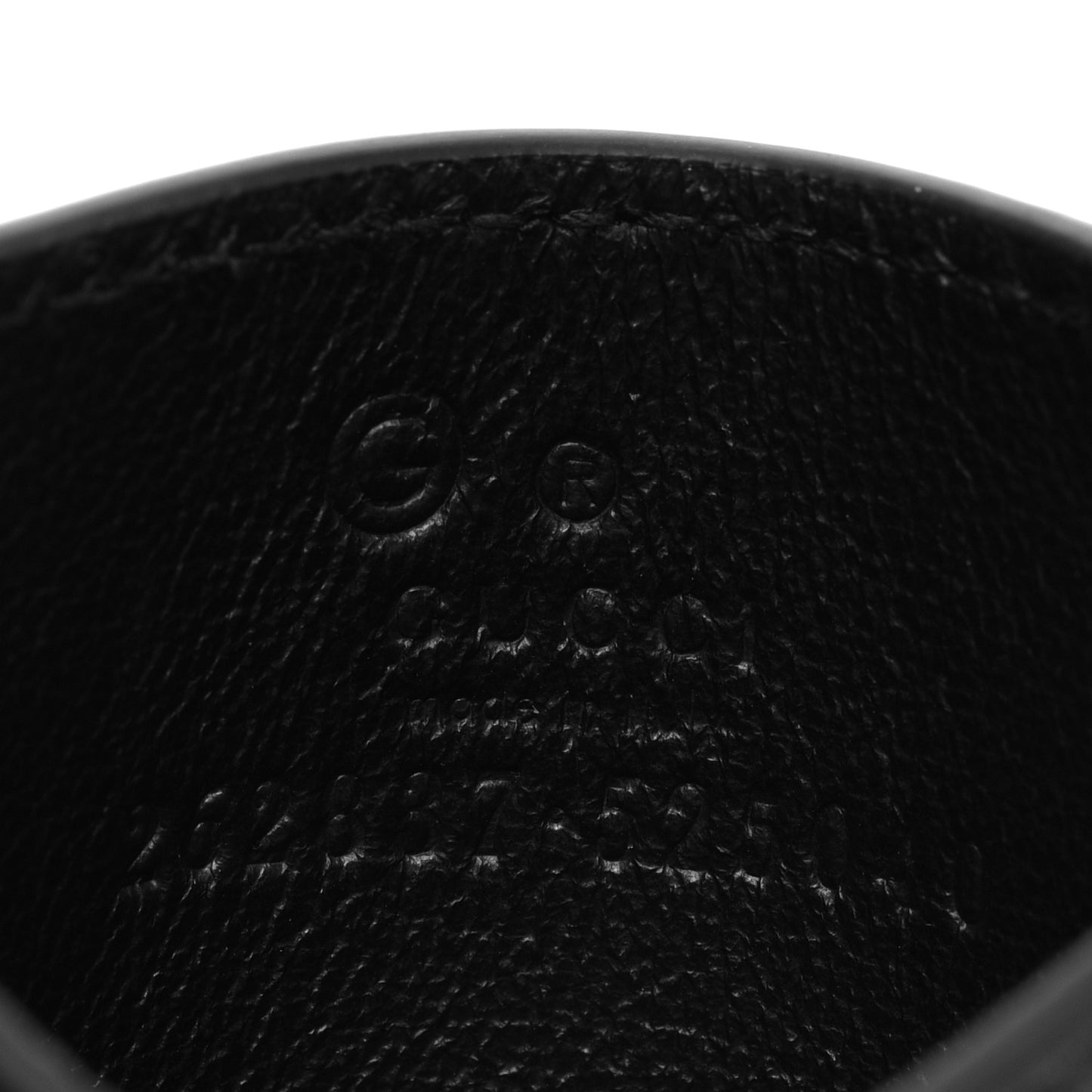 Microguccissima Card Holder Black