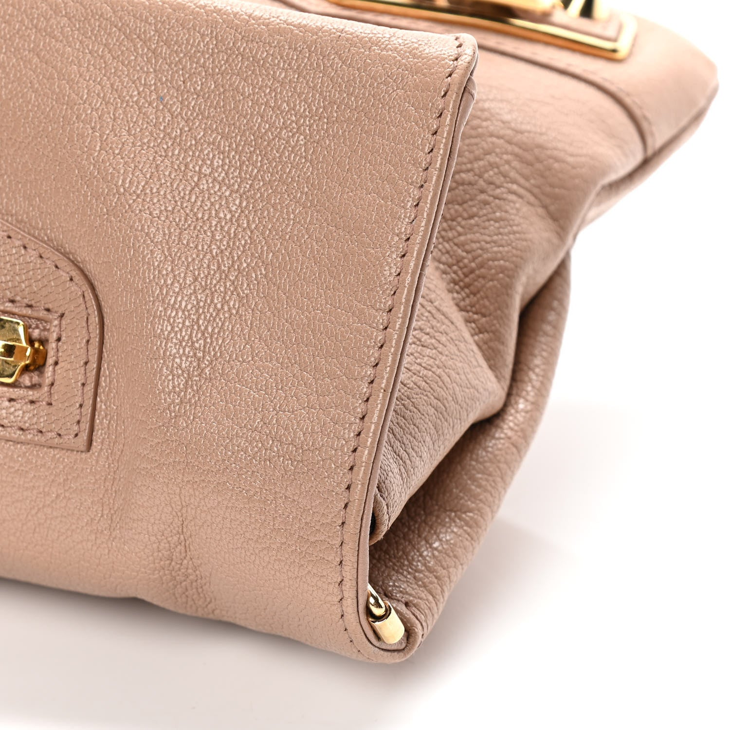 Balenciaga Agneau Giant 12 Gold Hardware Envelope Strap Clutch Rose Bonbon 10 of 17