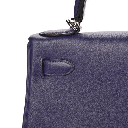 Hermes Evercolor Verso Kelly Retourne 28 Bleu Encre Bleu Zellige 12 of 41
