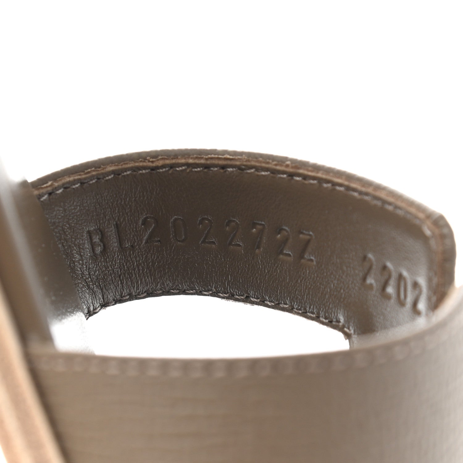 Hermes Epsom Oran Sandals 35.5 Etoupe 8 of 9