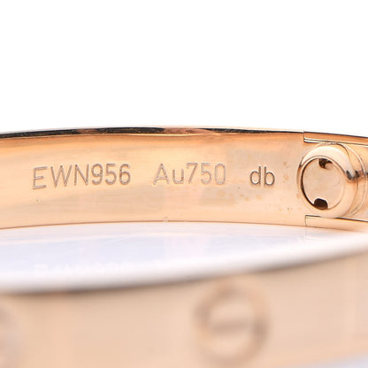 Cartier 18K Yellow Gold LOVE Bracelet 16 4 of 9