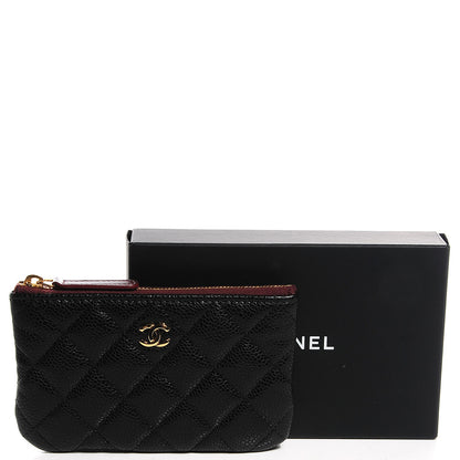 Chanel Caviar Quilted Coin Purse Case Black 5 of 8