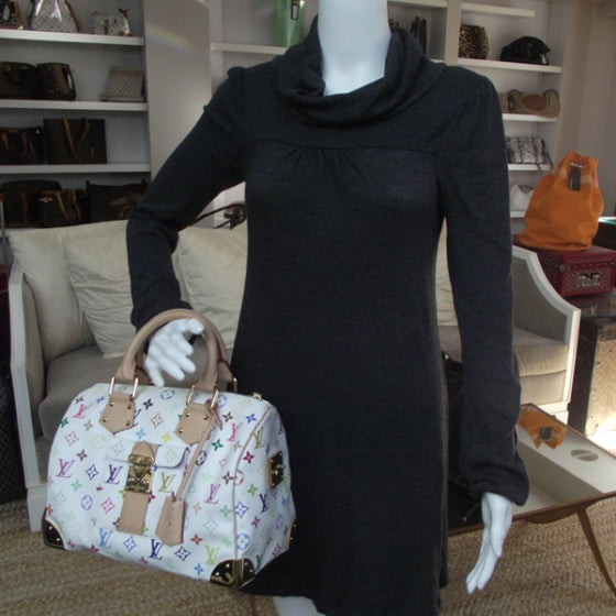 Monogram Multicolor Speedy 30 White