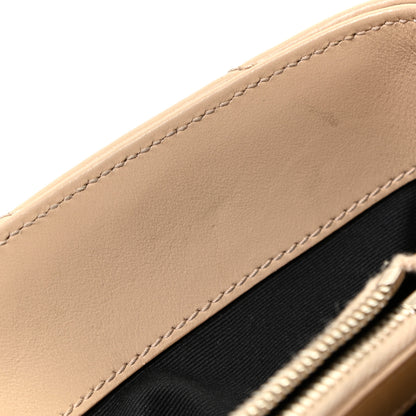 Saint Laurent Calfskin Y Quilted Monogram Small Loulou Chain Satchel Nude Powder 15 of 15
