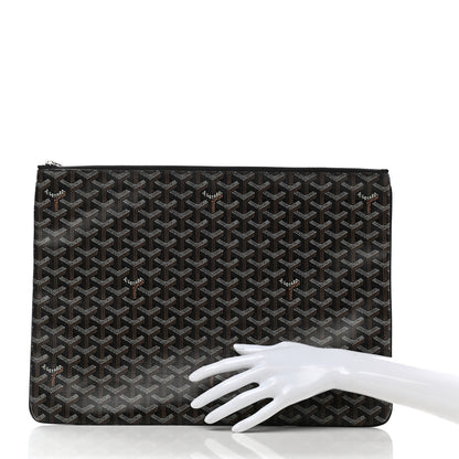 Goyard Goyardine Senat Pochette GM Black 2 of 7