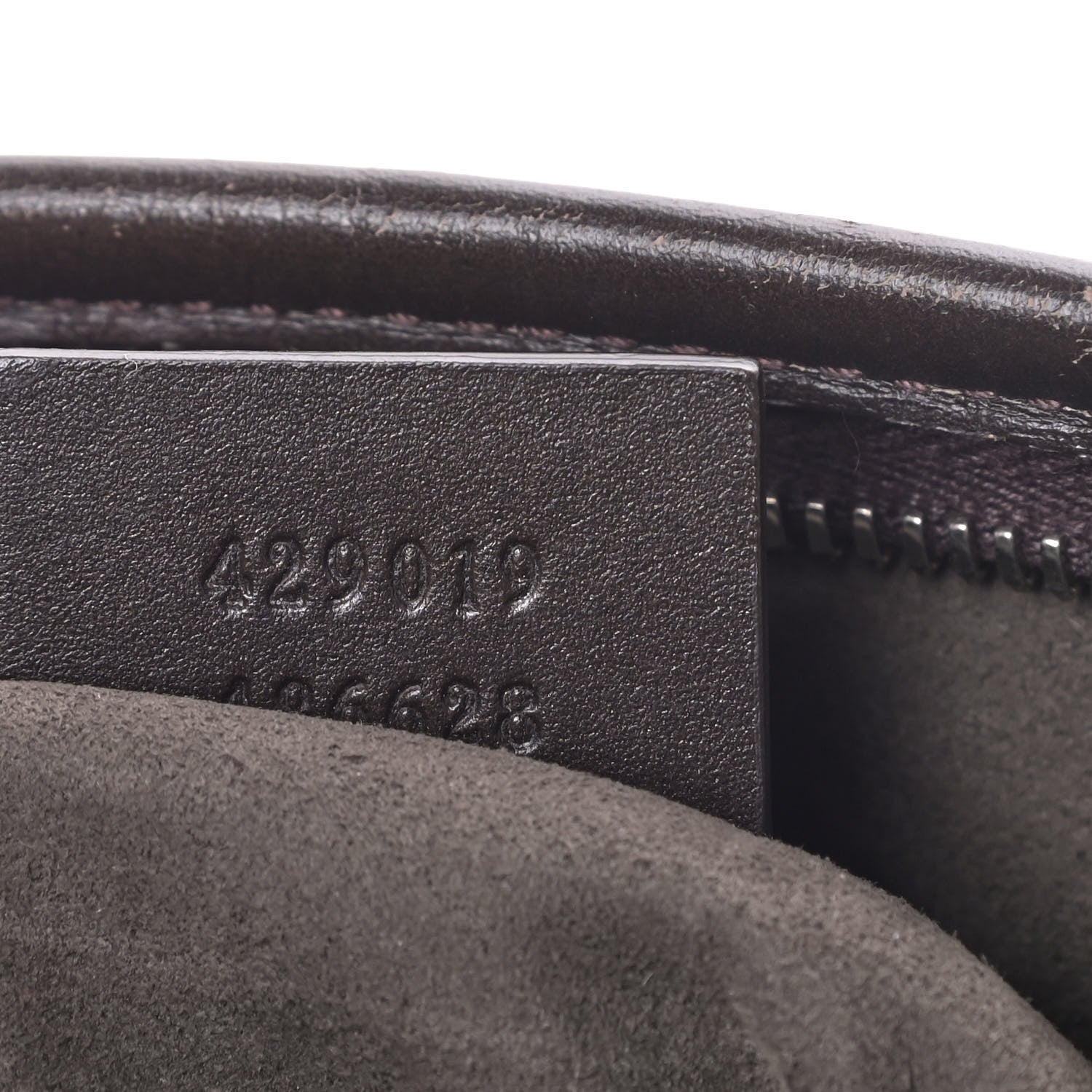 Gucci GG Supreme Monogram Small Zippered Tote Dark Brown 8 of 8