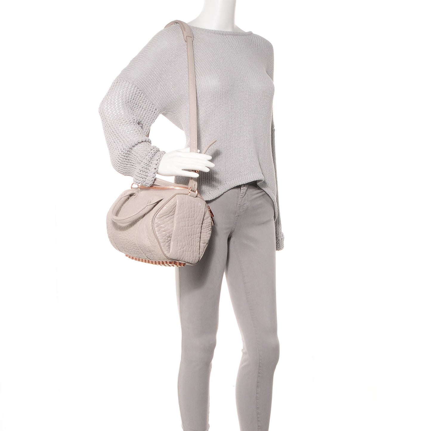 Pebbled Leather Rockie Lilac w Rose Gold Hardware