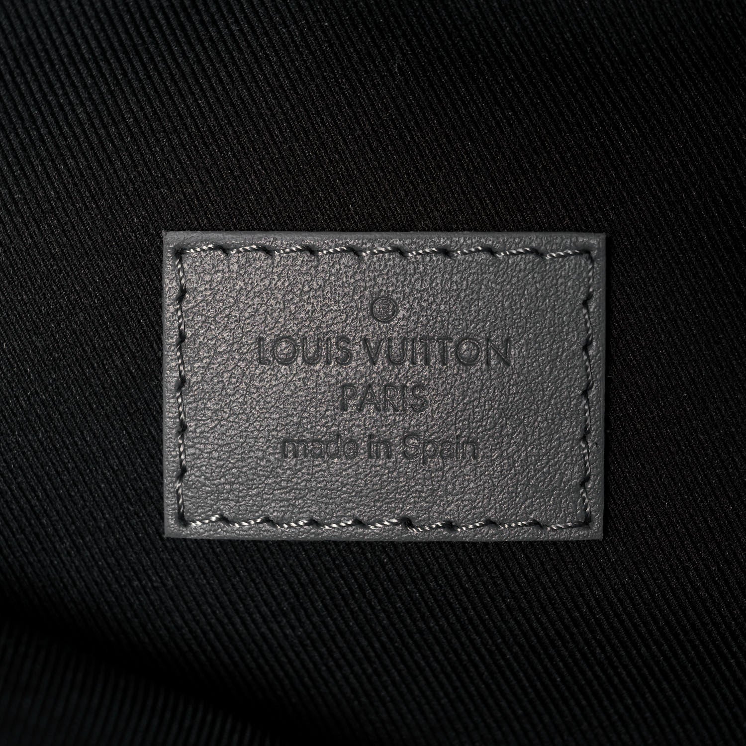Louis Vuitton Calfskin Monogram Shadow Discovery Bumbag PM Gray 4 of 11