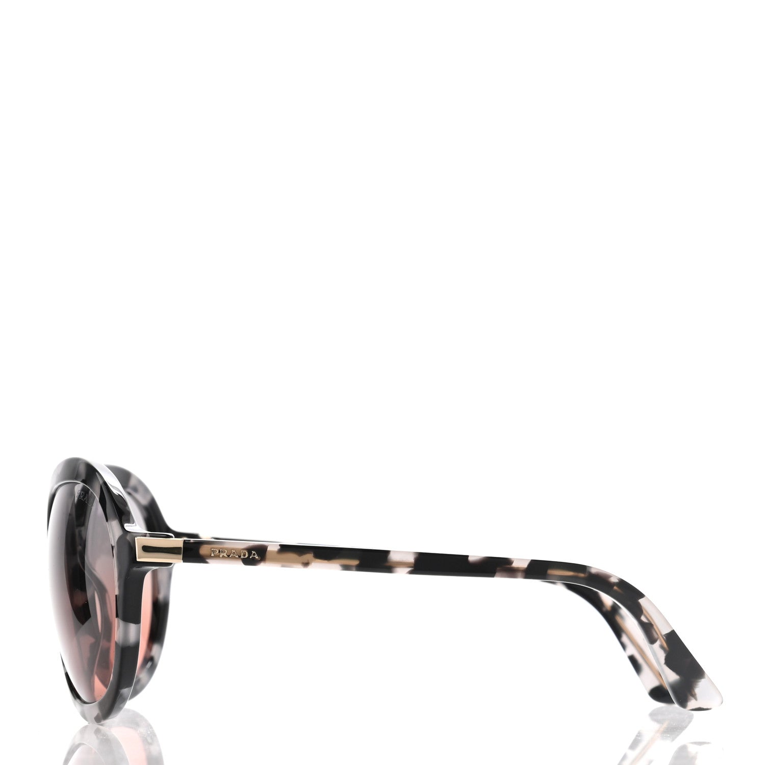Prada Round Sunglasses SPR 09V Tortoise 3 of 8