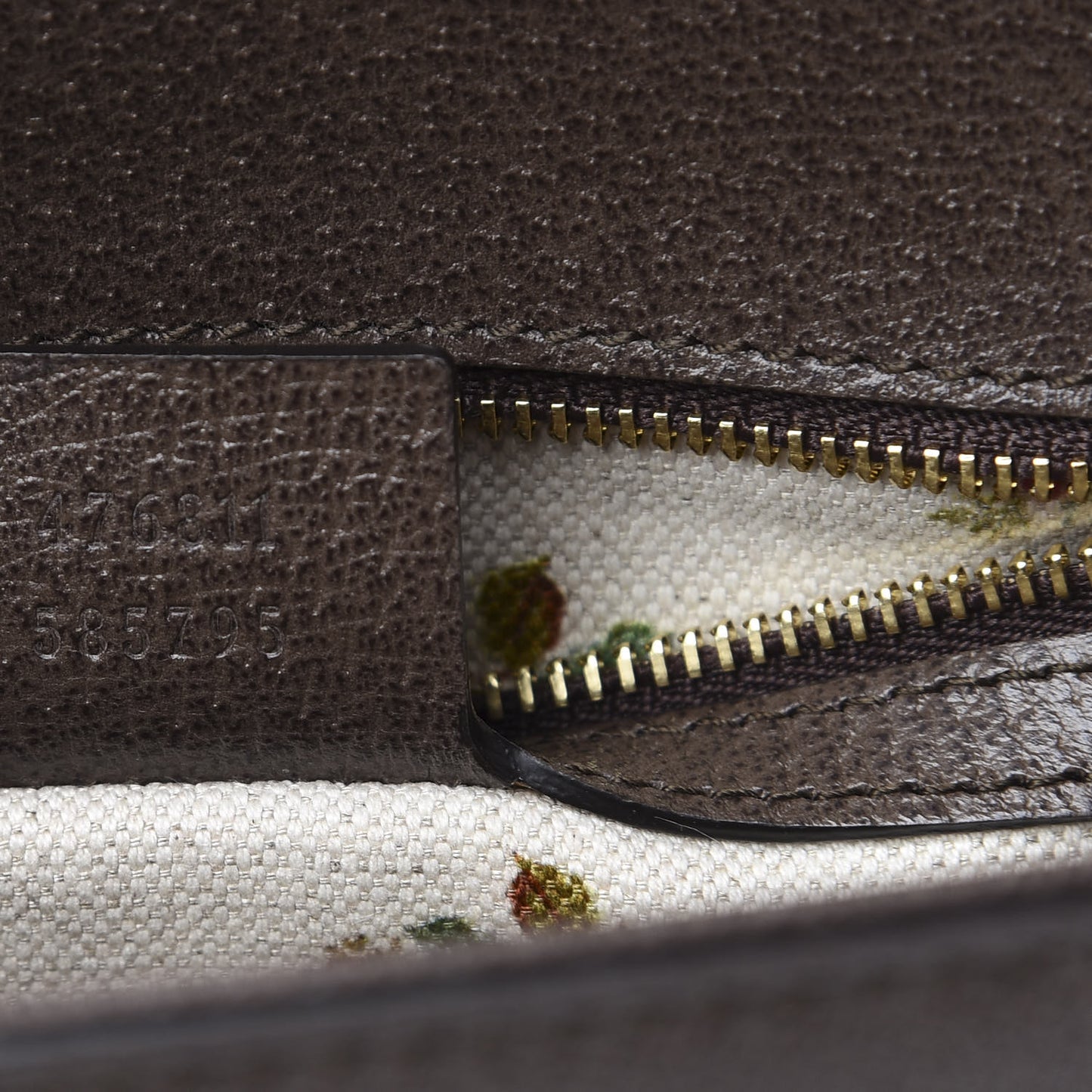 Calfskin Embroidered Sylvie Belt Bag Brown