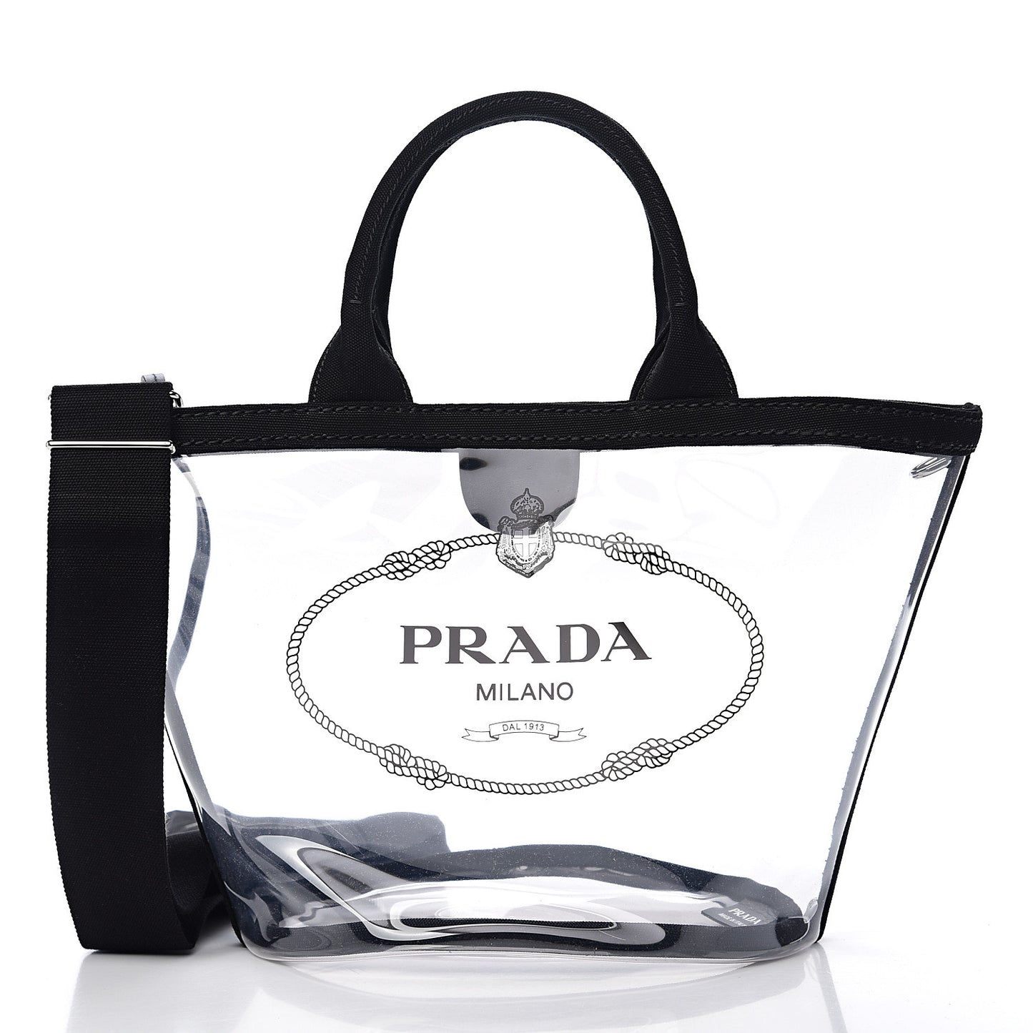 Plexiglass Canapa Small Shopper Tote Black
