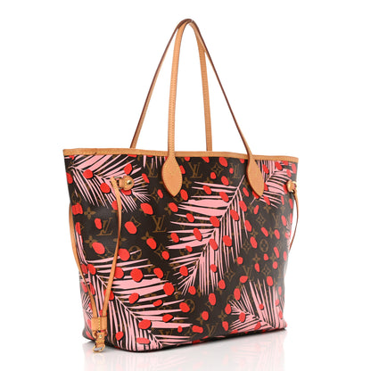 Louis Vuitton Monogram Jungle Dots Neo Neverfull MM Sugar Pink Poppy 3 of 16