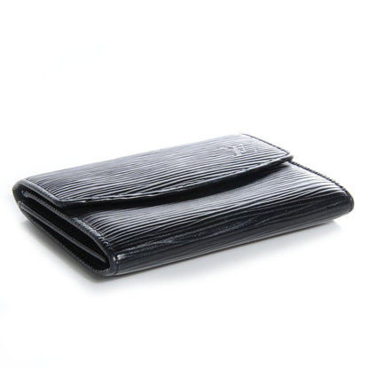 Louis Vuitton Epi Porte-Monnaie Simple Coin Purse Black 4 of 7