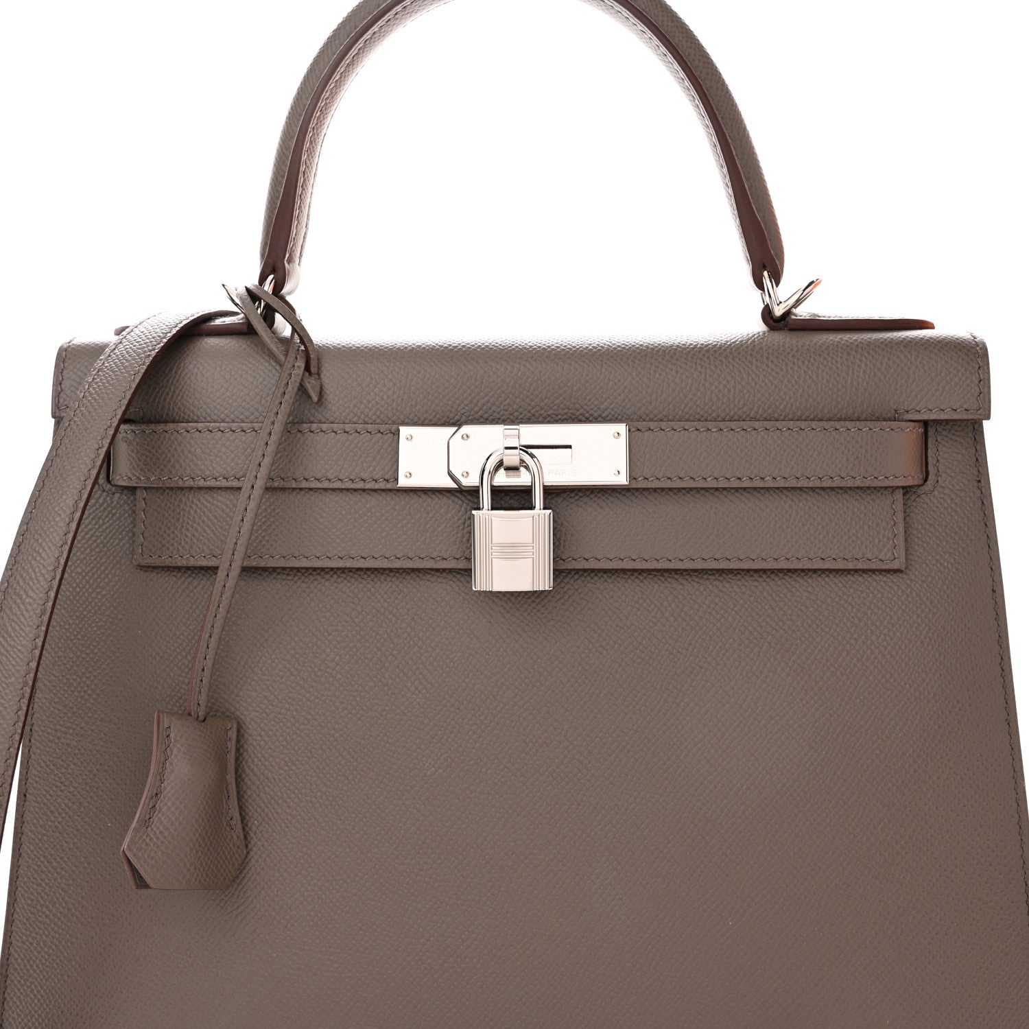 Hermes Epsom Kelly Sellier 28 Etain 8 of 11