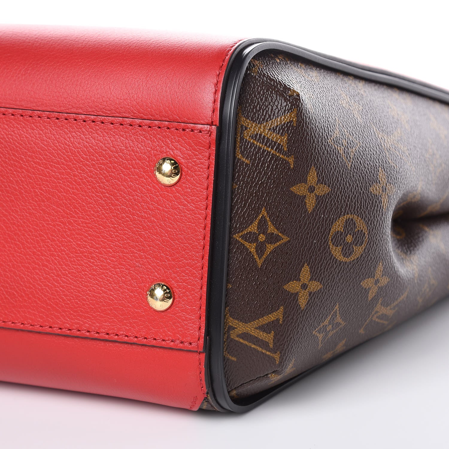 Louis Vuitton Calfskin Monogram Kimono Tote Cherry 8 of 9