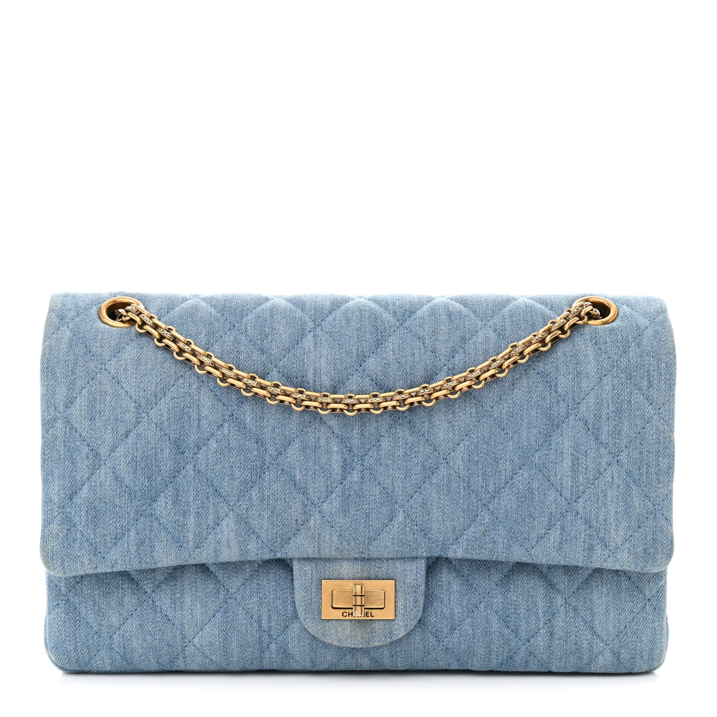 Denim Quilted 2.55 Reissue 226 Flap Light Blue