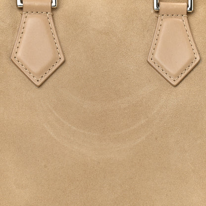Louis Vuitton Suede Cubic Illusion Fleur Speedy Cube PM Beige 13 of 14