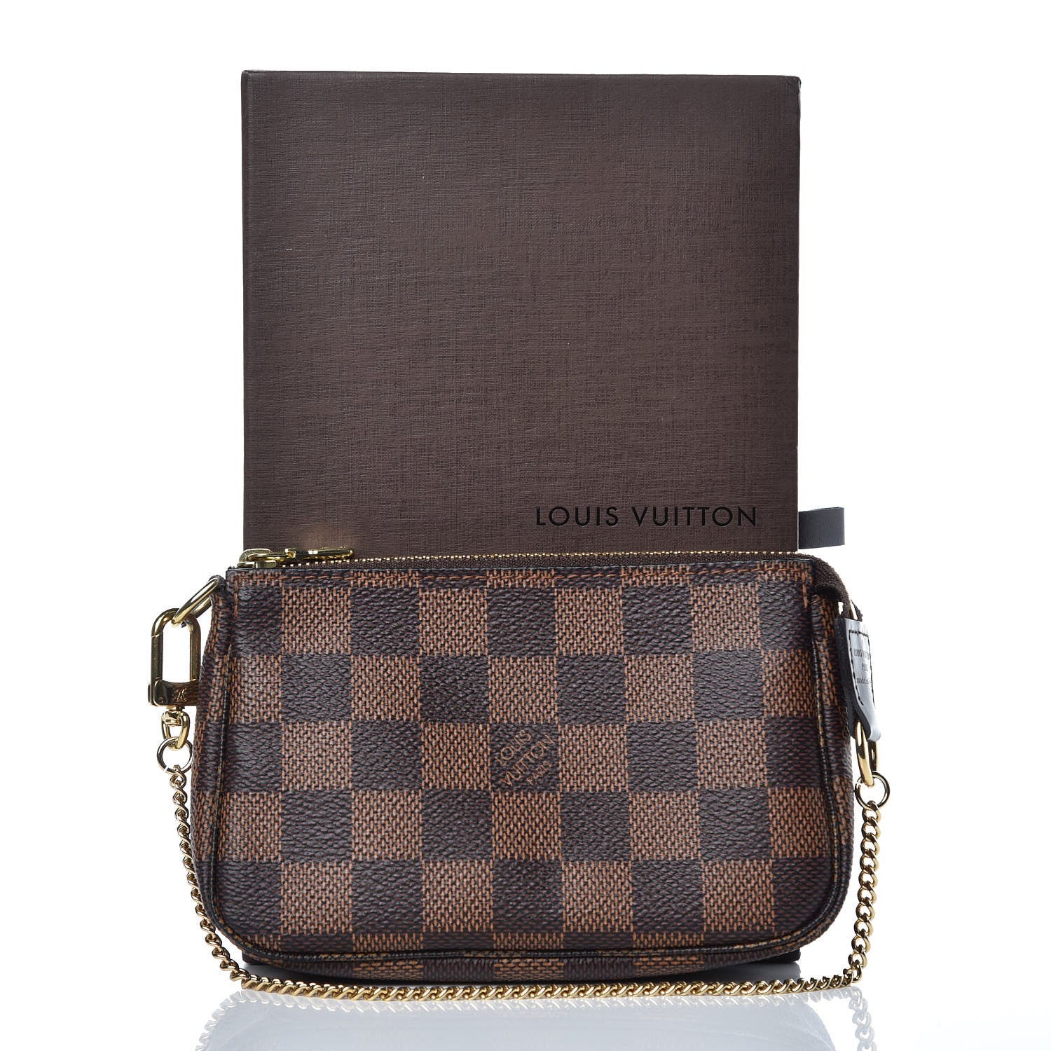 Louis Vuitton Damier Ebene Mini Pochette Accessories 8 of 8