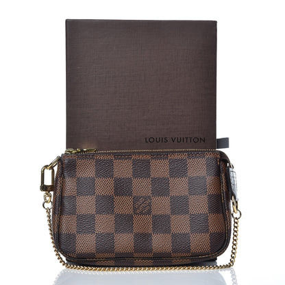 Louis Vuitton Damier Ebene Mini Pochette Accessories 8 of 8