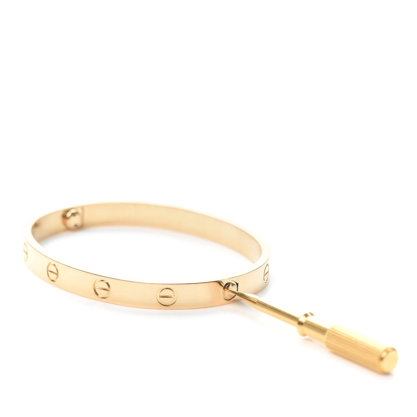 18K Yellow Gold LOVE Bracelet 17