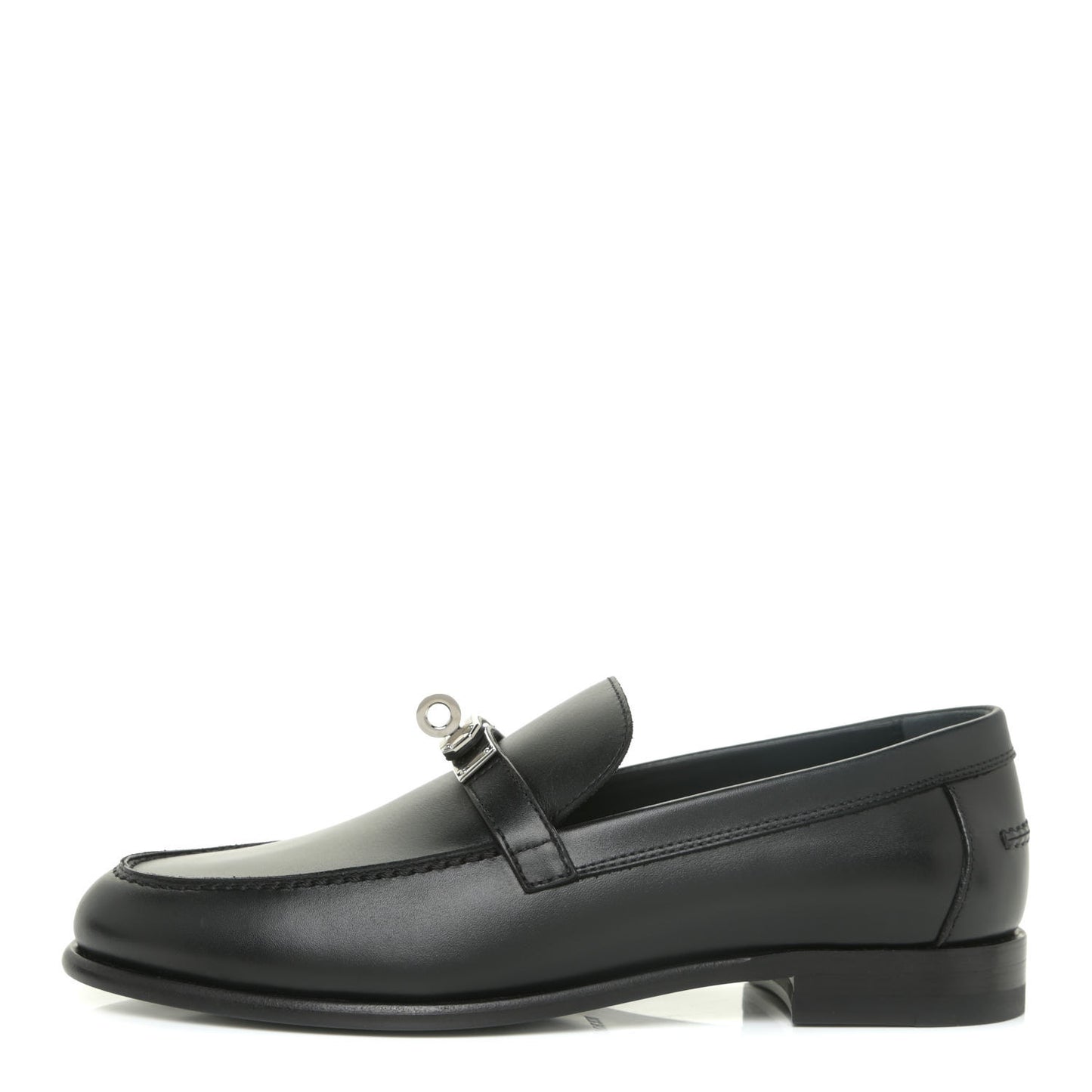 Calfskin Womens Destin Loafers 37 Black