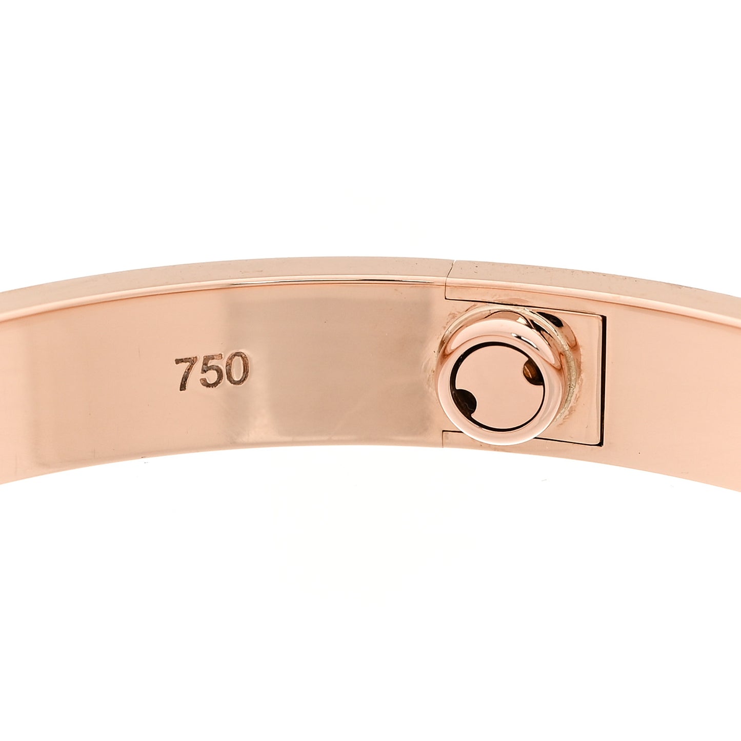 18K Pink Gold LOVE Bracelet 17