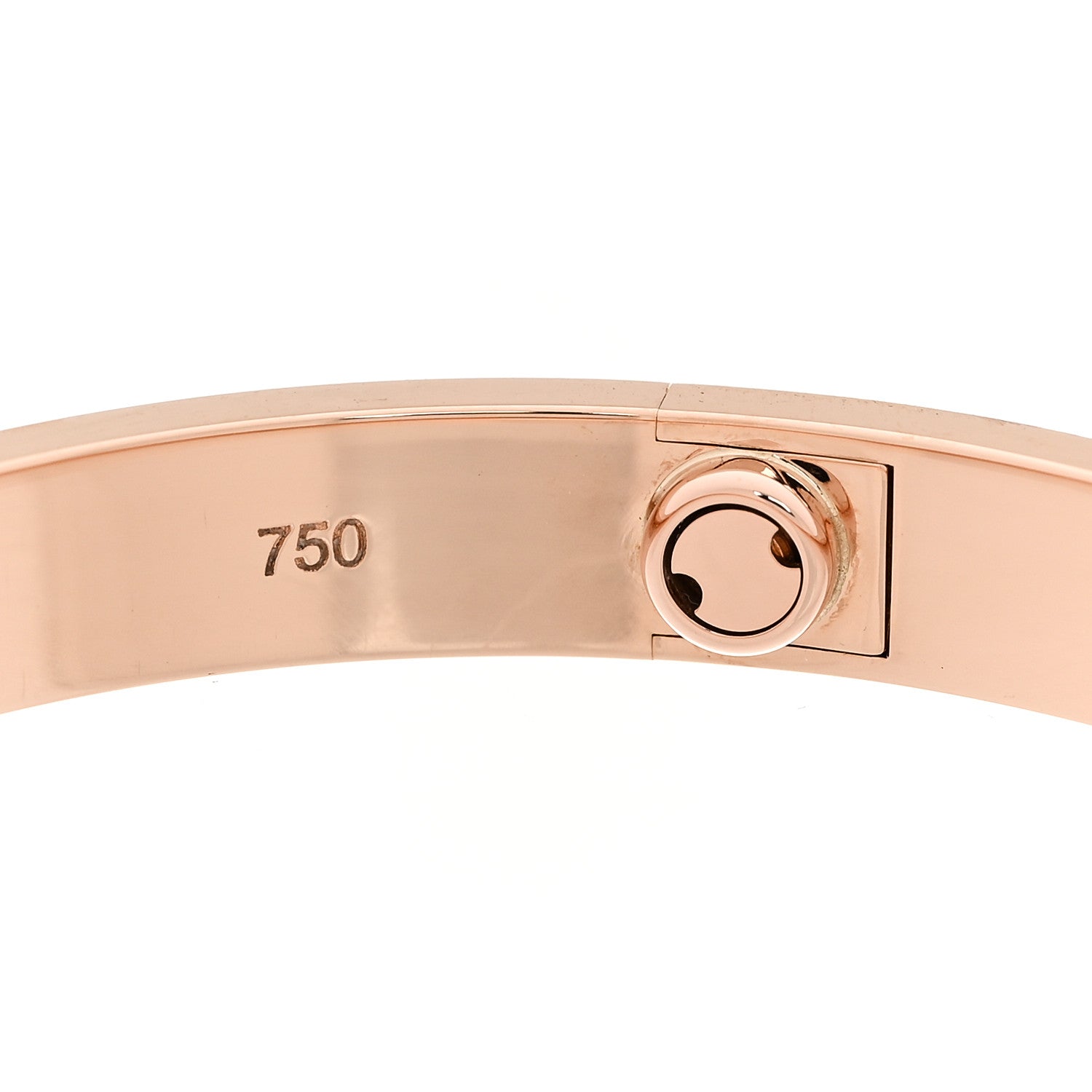 Cartier 18K Pink Gold LOVE Bracelet 17 6 of 7