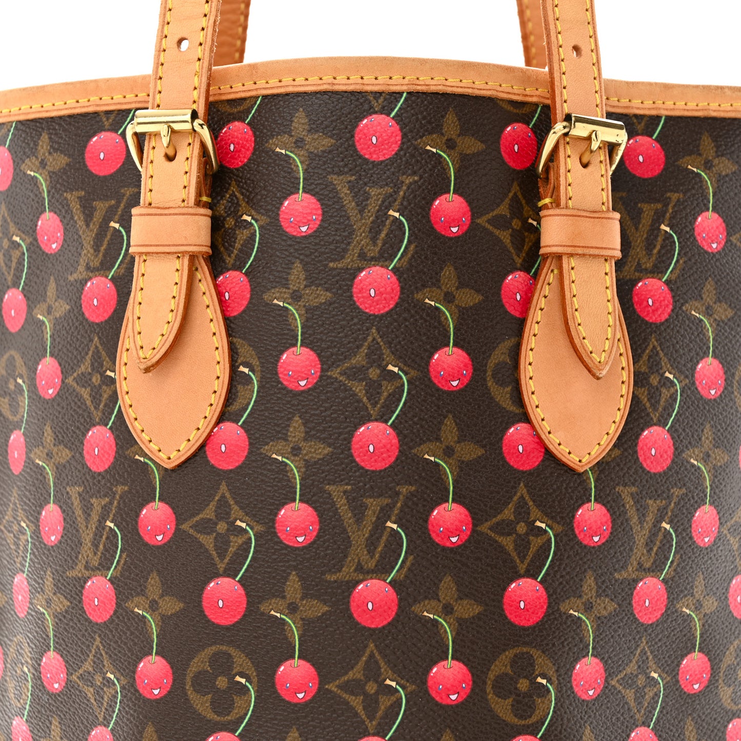 Monogram Cerises Bucket Bag